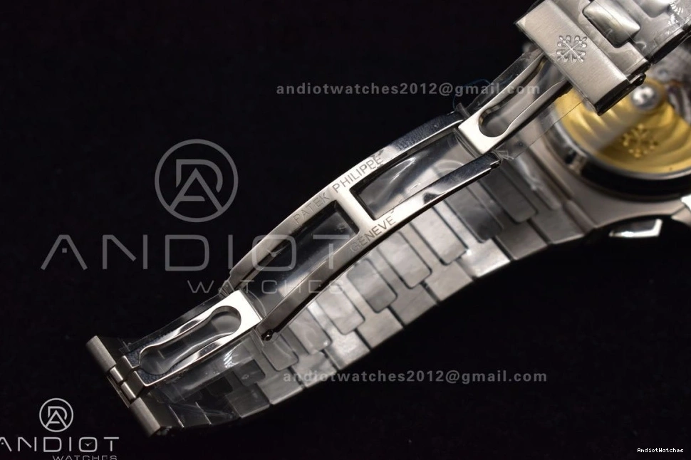 A7750 Wht PPF SS Mod Nautilus 435 5980 Stk Date Cozy Chrono SS 0805
